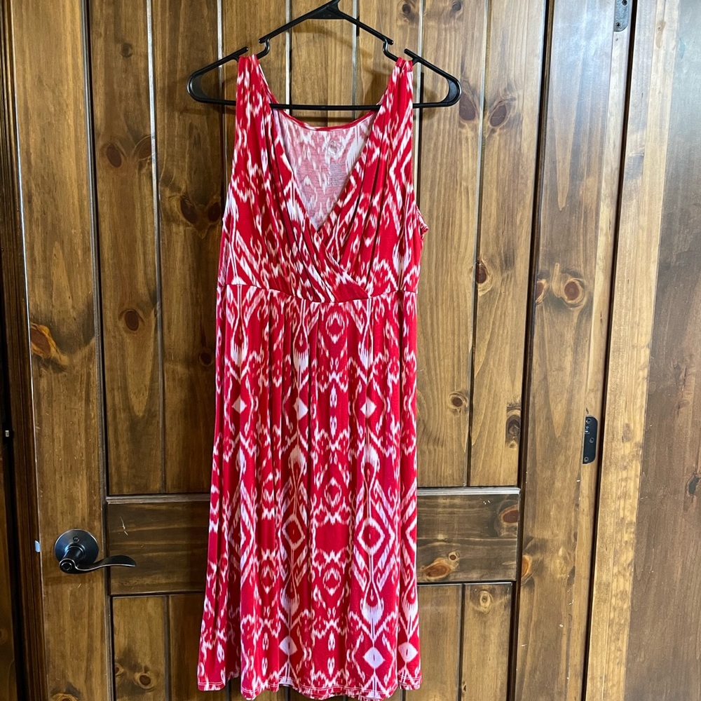 St John’s Bay Knit Sleeveless Dress Size Large